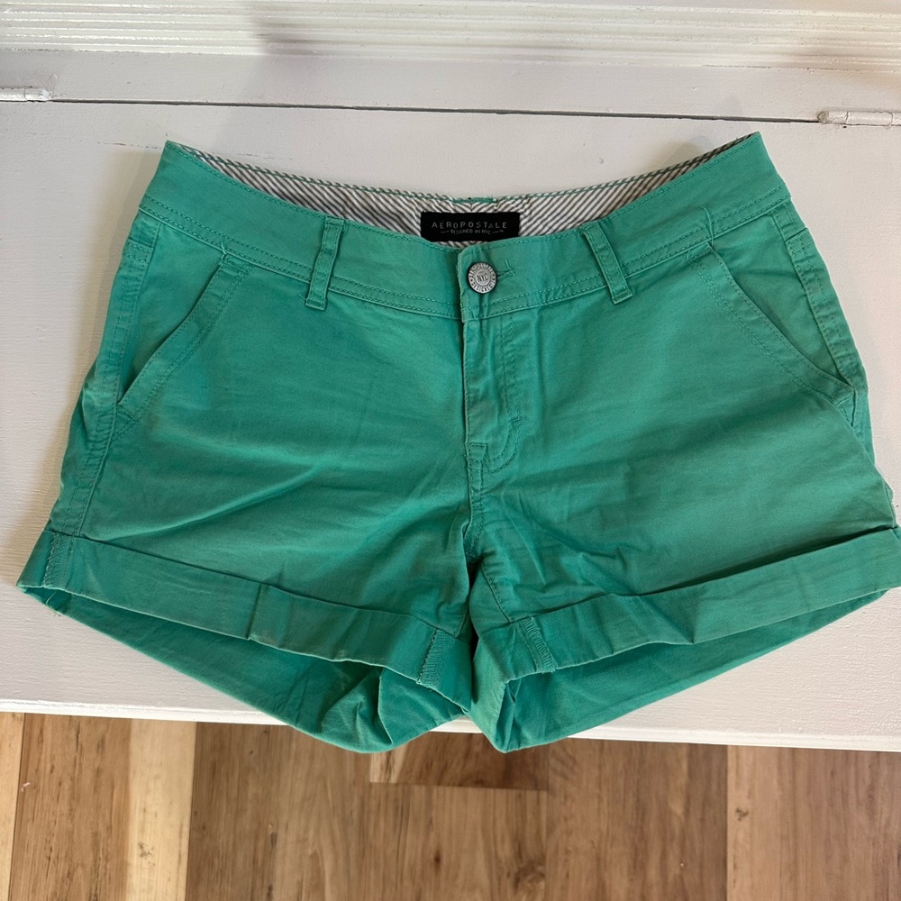 Aeropostale Women's Teal Shorts